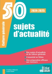 50 Sujets D'Actualité 2024-2025