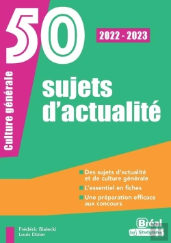 Bertrand.pt - 50 Sujets D'Actualite - Culture Generale 2021-2022