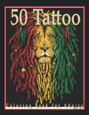 50 Tattoo Coloring Book For Adults