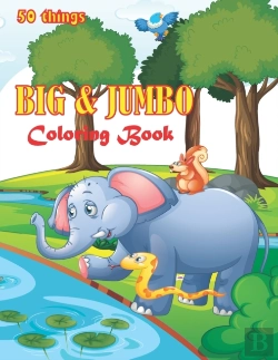 Bertrand.pt - 50 Things Big & Jumbo Coloring Book