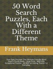 50 Word Search Puzzles, Each With A Different Theme