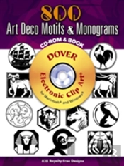 500 Art Deco Motifs And Monograms