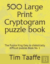 500 Large Print Cryptogram Puzzle Book
