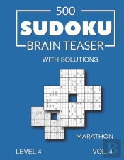 500 Sudoku Brain Teaser Marathon With Solutions