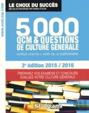 5000 Qcm De Culture Generale 3eme Edition