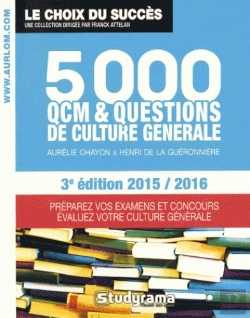 Bertrand.pt - 5000 Qcm De Culture Generale 3eme Edition