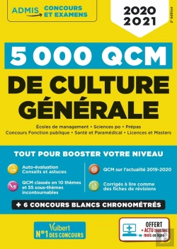 Bertrand.pt - 5000 Qcm De Culture Générale + Actu En Ligne Mois Par Mois