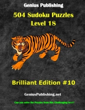 504 Sudoku Puzzles Difficulty Level 18 Brilliant #10