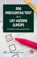 506 Preguntas Test De La Ley 40/2015 (Lrjsp)