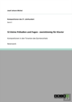 Bertrand.pt - 52 Kleine Praã‚Â¤Ludien Und Fugen - Zweistimmig Far Klavier