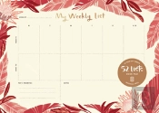 52 Lists Weekly Desk Pad