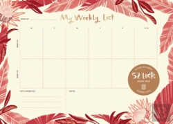 Bertrand.pt - 52 Lists Weekly Desk Pad