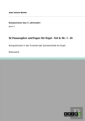 52 Passacaglien Und Fugen Far Orgel - Teil A