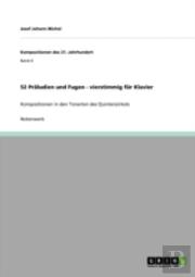 52 Praã‚Â¤Ludien Und Fugen - Vierstimmig Far Klavier