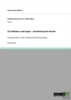 Bertrand.pt - 52 Praã‚Â¤Ludien Und Fugen - Vierstimmig Far Klavier
