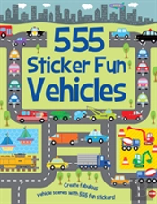 555 Sticker Fun - Vehicles Activity Book