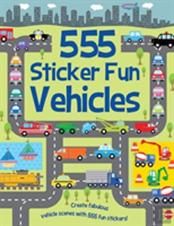 Bertrand.pt - 555 Sticker Fun - Vehicles Activity Book