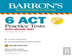 6 Act Practice Tests With Online Test