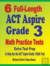 6 Full-Length Act Aspire Grade 3 Math Practice Tests