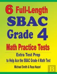 6 Full-Length Sbac Grade 4 Math Practice Tests