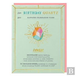 Bertrand.pt - 6-Pack Em & Friends Birthday Quartz Fantasy Stone Cards