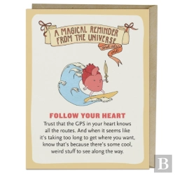 Bertrand.pt - 6-Pack Em & Friends Follow Your Heart Affirmators! Greeting Cards
