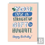 6-Pack Em & Friends Gift To Humanity - Birthday Sticker Cards