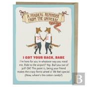 6-Pack Em & Friends Got Your Back Affirmators! Greeting Cards