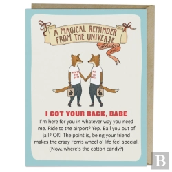 Bertrand.pt - 6-Pack Em & Friends Got Your Back Affirmators! Greeting Cards