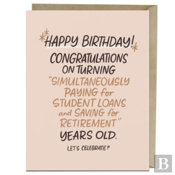 Bertrand.pt - 6-Pack Em & Friends Paying For Student Loans Years Old Birthday Cards