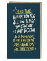6-Pack Em & Friends Sent To My Room Dad Greeting Cards