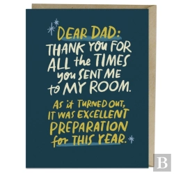 Bertrand.pt - 6-Pack Em & Friends Sent To My Room Dad Greeting Cards
