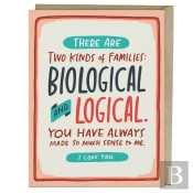 6-Pack Em & Friends Two Kinds Of Families Greeting Cards