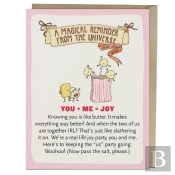 6-Pack Em & Friends You Me Joy Affirmators! Greeting Cards
