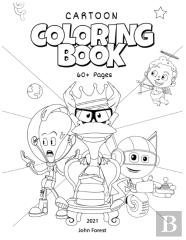 60+ Cartoon Characters Coloring Book