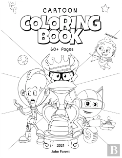 Bertrand.pt - 60+ Cartoon Characters Coloring Book