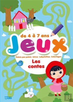 Bertrand.pt - 60 Jeux ; Jeux ; Les Contes ; Points Par Points, Intrus, Labyrinthes, Coloriages