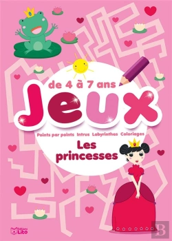Bertrand.pt - 60 Jeux ; Jeux ; Les Princesses ; Points Par Points, Intrus, Labyrinthes, Coloriages