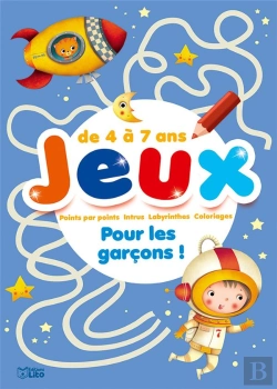 Bertrand.pt - 60 Jeux ; Jeux Pour Les Garçons! Points Par Points, Intrus, Labyrinthes, Coloriages