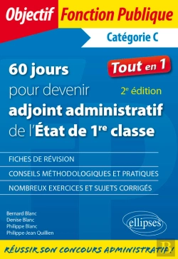 Bertrand.pt - 60 Jours Pour Devenir Adjoint Administratif De L'État De 1re Classe - 2e Édition
