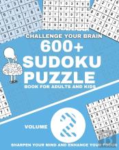 600+ Sudoku Puzzle Book For Adults And Kids