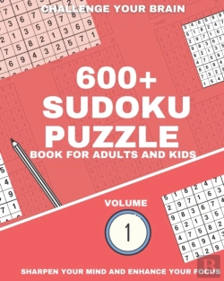 Bertrand.pt - 600+ Sudoku Puzzle Book For Adults And Kids