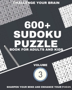 Bertrand.pt - 600+ Sudoku Puzzle Book For Adults And Kids