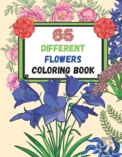 65 Different Flowers Coloring Book