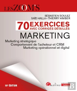 Bertrand.pt - 70 Exercices Avec Corrigés Détaillés - Marketing (10e Édition)