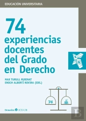 74 Experiencias Docentes Del Grado De Derecho