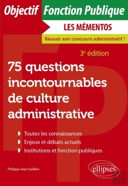 Bertrand.pt - 75 Questions Incontournables De Culture Administrative : Toutes Catégories