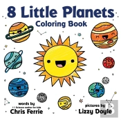 8 Little Planets Coloring Book