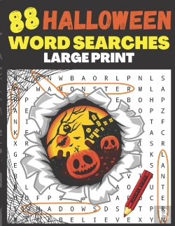 Bertrand.pt - 88 Halloween Word Searches Large Print