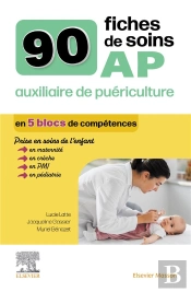 90 Fiches De Soins Pour L'Auxiliaire De Puériculture : Prise En Charge De L'Enfant En Maternité, Crèche Et Pmi